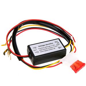 DRL denetleyici oto araba <span class=keywords><strong>LED</strong></span> gündüz koşu röle demeti Dimmer işık On/Off 12-18V sis lambası denetleyici gerilim tanımlayıcı - Product Image 1