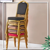 Chaises de banquet modernes à empilage facile avec structure en fer robuste, rembourrage premium, pour événements, appartements, salons, hôpitaux, mariages et fêtes