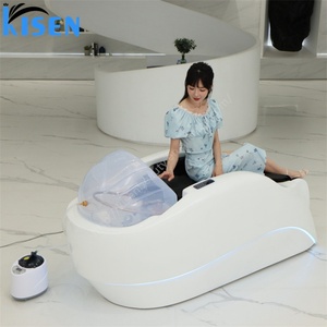 Kisen Professional Electric Massage Bed Water Heater Smoke Exhaust Adjustable <b>Footrest</b> Hair Salon Workshop Durable Modern Design - Product Image 4