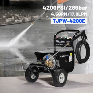 Fabrication OEM Pas Cher <span class=keywords><strong>Machine</strong></span> de Nettoyage Électrique <span class=keywords><strong>à</strong></span> Haute Pression <span class=keywords><strong>Pompe</strong></span> Jet d'Eau Lave-Auto 4200 PSI / 289 bar - Product Image 1
