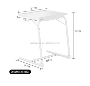 Table pliante et Porte-Gobelet avec 6 Hauteur et 3 <span class=keywords><strong>Angle</strong></span> Ajustements - Product Image 6