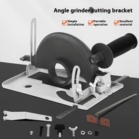 Ensemble d'outils de coupe universels multifonctions Support pour meuleuse d'angle électrique Accessoires pour outils électriques Base de conversion pour le bois et le fer
