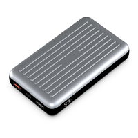 LT303L Batterie externe Type-C en matériau ABS haute capacité 20000mAh anti-surtension avec double USB C PPS 65W pour ordinateurs portables 18W/33W Chargement