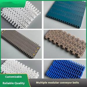 Yüksek sıcaklık PP zincir plaka modülü plastik örgülü konveyör bandı düz gıda sınıfı ambalaj için kullanılan torna konveyör bant - Product Image 4