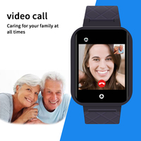 Reloj Inteligente V46 para Gestión de Salud, 4G, Resistente al Agua, con GPS, Monitor de Presión Arterial, Frecuencia Cardíaca, Alarma Automática de Caídas