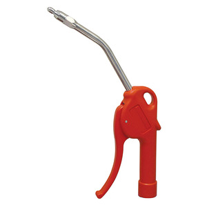 Pistola de soplado de aire comprimido de metal con extensiones de flujo de aire de acero - Product Image 1