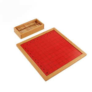 MA076 Pythagoras Board Sồi Số toán học vật liệu giáo dục trẻ em bằng gỗ bé Montessori - Product Image 3