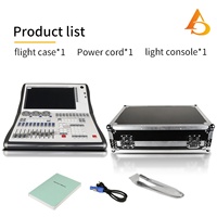Consola de Control de Iluminación de Escenario Aicpose IP33, 20 Teclas de Función Macro Personalizables, Controlador DMX Quartz, Garantía de 2 Años