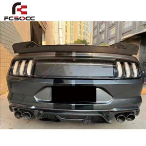 ตัวแยกขอบกันชนท้ายคาร์บอนไฟเบอร์สำหรับรถฟอร์ดมัสแตง GT500 GT500 2018-2022อัพเกรดใหม่ - Product Image 6