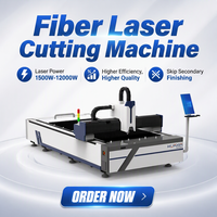 Découpeuse laser fibre CNC 1500W-12000W à table unique pour tôles métalliques, idéale pour la découpe de l'acier au carbone, de l'aluminium, de l'acier inoxydable et du cuivre