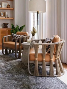 Fauteuil de balcon, modèle de mobilier de loisirs individuel, protection solaire extérieure nordique - Product Image 2