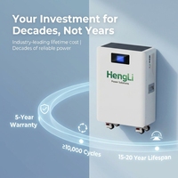 Batterie LiFePO4 15-16 kWh à sortie d'usine, 51,2 V 314 Ah, 10 000 cycles, cellules de qualité A, stockage d'énergie domestique pour systèmes solaires 6-20 kW