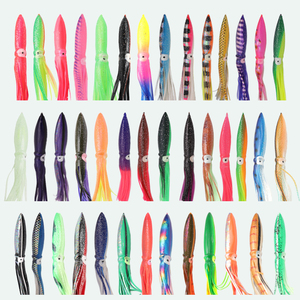 6 ''9'' 12 ''15'' 17 ''21'' tùy chỉnh đầy màu sắc váy bạch tuộc thu hút trò chơi lớn cá ngừ mahi Marlin câu cá trolling bóng đèn mực thu hút - Product Image 3