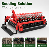 Semoir de précision pour légumes, monté sur tracteur, pour une plantation stable multi-rangs