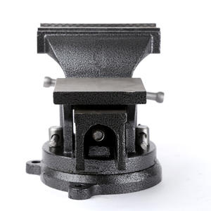 Tornillo de Banco Ajustable Ligero de 5 Pulgadas (125 mm) con Yunque Giratorio de 360 Grados, Material de Hierro Fundido y Acero, Suministros del Fabricante - Product Image 3