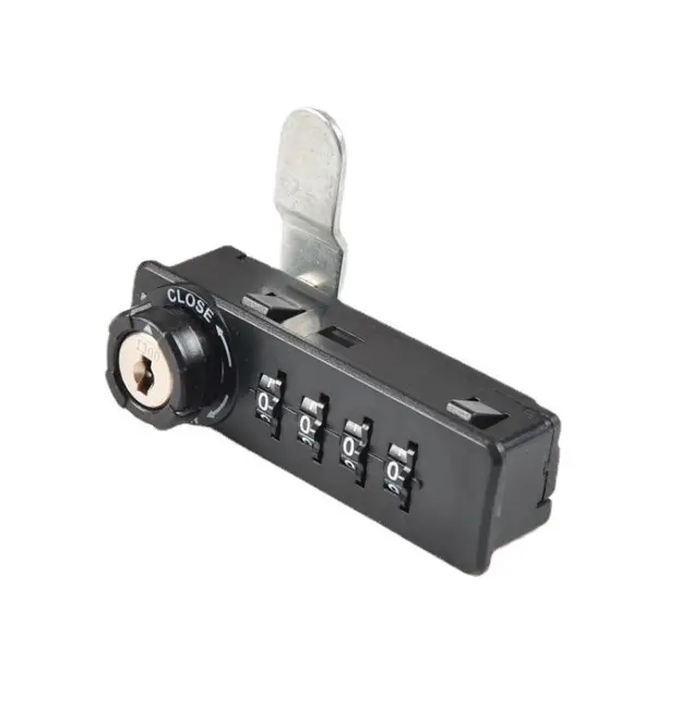 Hot selling Zinc Alloy 4 Digit Mechanical Cabinet Combination Cheap Number Lock Password Mechanic Lock With Master Keys