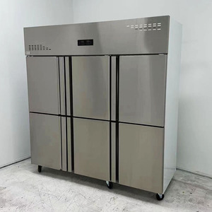 Matériel de réfrigération pour supermarché Réfrigérateur pour boissons froides Congélateur commercial à <span class=keywords><strong>porte</strong></span> en verre Réfrigérateur en acier inoxydable - Product Image 3