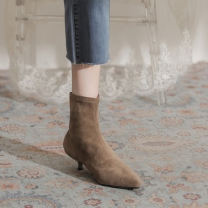 Botas de <span class=keywords><strong>Mujer</strong></span> 2026, Botines Sexys para Dama, Botas de Tacón Alto y Fino de Piel Sintética, Zapatos de Tacón para <span class=keywords><strong>Mujer</strong></span> - Product Image 5