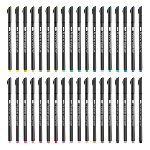 Tự làm thêm thư pháp cảm thấy-<span class=keywords><strong>tip</strong></span> phác thảo cảm thấy dòng mỏng màu vĩnh viễn fineliner finelin đặt <span class=keywords><strong>tip</strong></span> điểm Bút Đánh Dấu lót tốt - Product Image 4