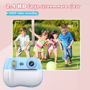 Meilleurs cadeaux pour les enfants Appareil photo High-Definition1080P à double objectif MicroSD Appareil photo CMOS à impression instantanée pour enfants - Product Image 3