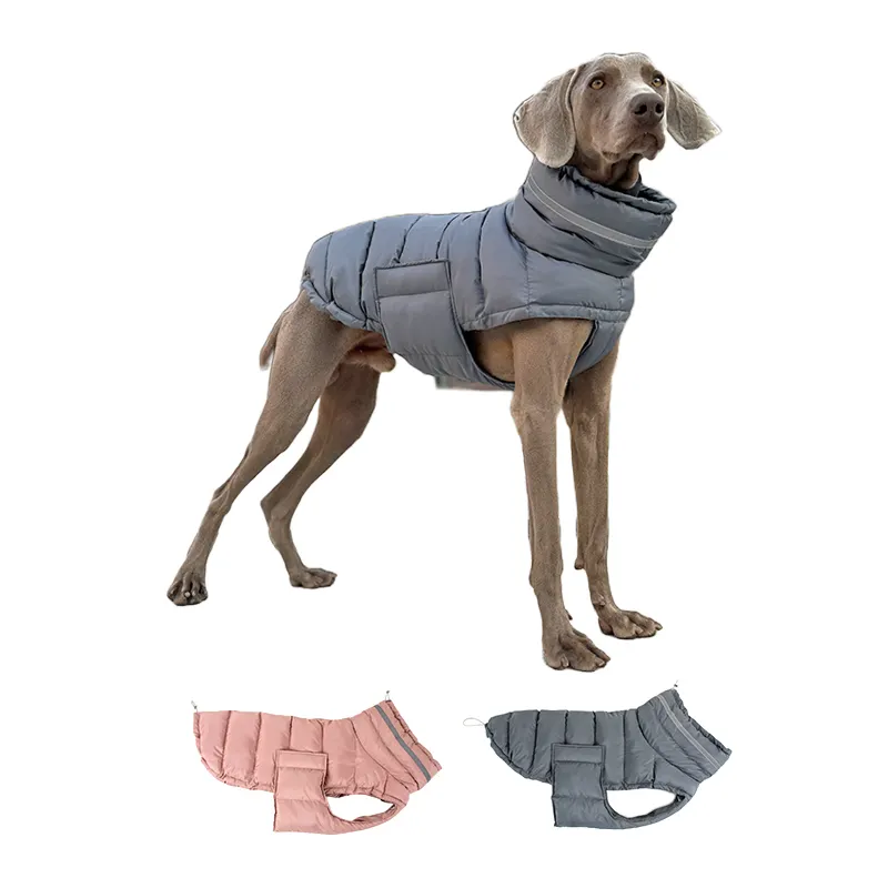 Confortable lévriers manteau pour animaux de compagnie chiot gilet réfléchissant chaud hiver vêtements pour animaux de compagnie imperméable chien veste