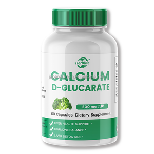 Haccp Nouveau produit Capsules de D-glucarate de calcium de qualité alimentaire Comprimés de D-glucarate de calcium Supplément de D-glucarate de calcium - Product Image 1