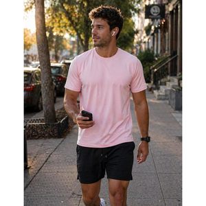 Camiseta Deportiva Personalizada para Hombre, Absorbente de Humedad, Secado Rápido, Corte Regular, Cuello Redondo, Manga Corta, Tejido Jersey - Product Image 5