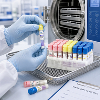 Viales de Indicadores Biológicos Autónomos (BI) para Esterilización por Vapor en Autoclave, Prueba de Esporas Médicas