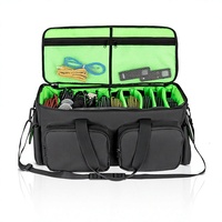 Sac de rangement pour instruments de musique DJ personnalisé, tissu Oxford, grande capacité, câbles, équipement audio, portable, certifié BSCI