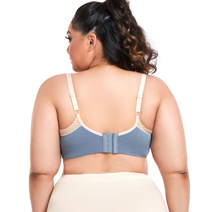 <span class=keywords><strong>Reggiseno</strong></span> Allattamento Senza Ferretto Taglia Grande per Seno Abbondante, Comodo, in Pizzo, Apertura Frontale, Senza Cuciture - Product Image 2