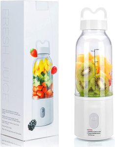 Licuadora Portátil CPYP de 500 ml de Capacidad, Mini Licuadora Eléctrica USB de Alta Velocidad para Viajes, Botella Licuadora USB con Seis Cuchillas - Product Image 2