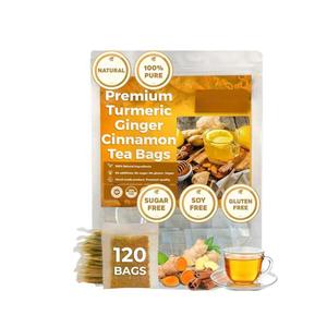 Bio-Kurkuma-Ingwer-Zimt-Teebeutel Entzündungshemmend und Koffeinfrei Chinesische Kräuterteebeutel - Product Image 1