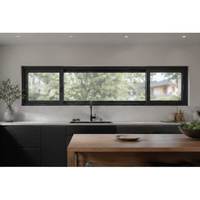 Ventanas Corredizas de Aluminio con Doble Acristalamiento Resistentes a Impactos NFRC, Calificadas por Energy Star, Diseño Moderno para Exteriores de Apartamentos, Resistentes a Huracanes