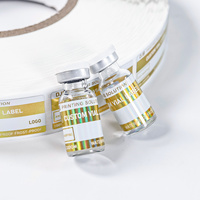 Étiquettes en vinyle double face pour flacons de 10 ml et 5 ml, pour emballages cosmétiques, étiquettes pour emballages de poudre de peptides, étiquettes pour flacons de 3 ml