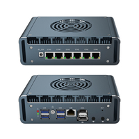 Routeur VPN Firewall BKHD G31F à vente rapide, conception ventilateur, 6*2.5G Lan DDR5 M.2 FCBGA1264 N100, Linux Ubuntu
