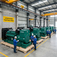 Generator Diesel Senyap LINGGE 200KW 300KW 500KW 800KW 1000KW Kanopi Kedap Suara 3 Fasa Industri ATS Mesin CumminsPerkins