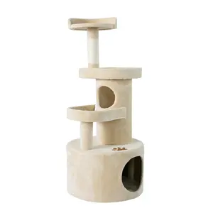 Cat Tree Scratcher Condo Furniture Bed Post Pet House Cat Kitten Activity Tower