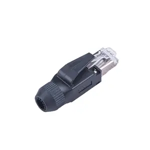 LECHUAN Industrial Modular Connector RJ45 Shielded 8P8C 3M 3R108-0000-000CE 1419001 Crystal Head Ethernet Connector