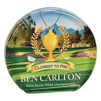 Trophée en acrylique cristallin en forme de cœur, plaque de récompense personnalisée en plexiglas, bloc autoportant