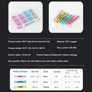 Kit de connecteurs à sertir thermorétractables isolés pour fils à souder - Product Image 4