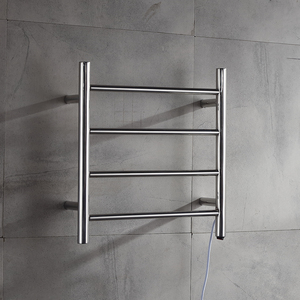 Sèche-serviettes de salle de bain CE, radiateur mural rond en <span class=keywords><strong>tube</strong></span>, support de séchage chauffant mural - Product Image 1