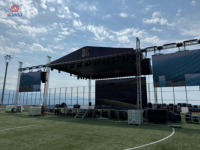 Estructura de Aluminio F34 F34P, Estructura de Iluminación con Espiga para Eventos al Aire Libre, Techo de Escenario Global para Exposiciones en Interiores