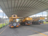 Grue de chantier QY60K de 60 tonnes d'occasion pour charges lourdes au Guatemala