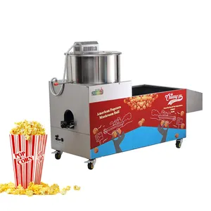 Chuangyu CY-55 mesin Popcorn otomatis penuh, mesin Popcorn Mini rumah tangga tipe bola untuk anak-anak