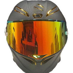 agv pista gp rr 70th Full Face Motorcycle Helmet (Iridium Carbon, X-Small) : Automotive allowing for a panoramic view of 190° and a vertical field of vision of 85° Limited Edition Agv 70 Aniversario