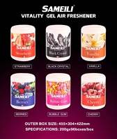Parfum solide en cire Sameili, nouveau style, vente chaude sur Amazon, désodorisant de haute qualité pour voitures, parfum longue durée