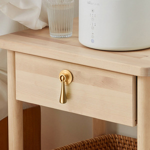 <b>Copper</b> Lever Cabinet Handle Chinese Style Surface Mounted Durable Furniture Hardware - Product Image 3