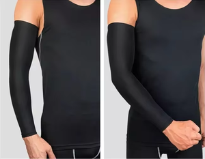 Manchons <span class=keywords><strong>de</strong></span> <span class=keywords><strong>compression</strong></span> élastiques à séchage rapide pour le <span class=keywords><strong>sport</strong></span>, le cyclisme, la pêche et l'équitation, protection solaire - Product Image 5