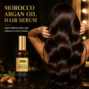 Suero capilar de aceite de argán OEM ODM a granel 100 ml, nutre, repara, fortalece y da brillo, tratamiento capilar para cabello seco y dañado - Product Image 1