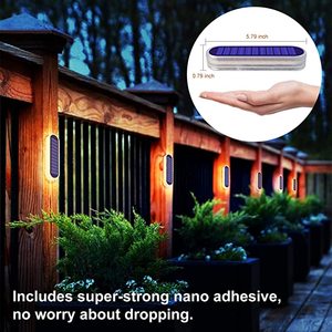 Lampes solaires LED décoratives de haute qualité, étanches IP68, pour aménagement paysager, jardin, clôture, poteau de portail, allée - Product Image 6